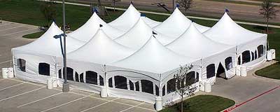 High peak frame tent rental from Amerevent in Atlanta.