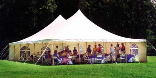 High peak pole tent rental from Amerevent in St. Louis.